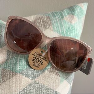 #4 Falls Creek Women’s Pink Embellished Sunglasses With Gems